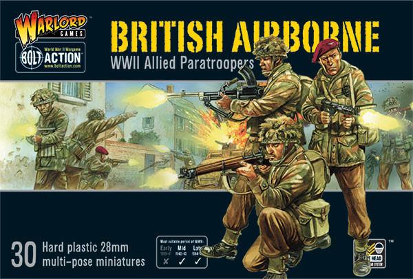 Bolt Action British Airborne WWII Allied Paratroopers - Winters Forge Games LTD