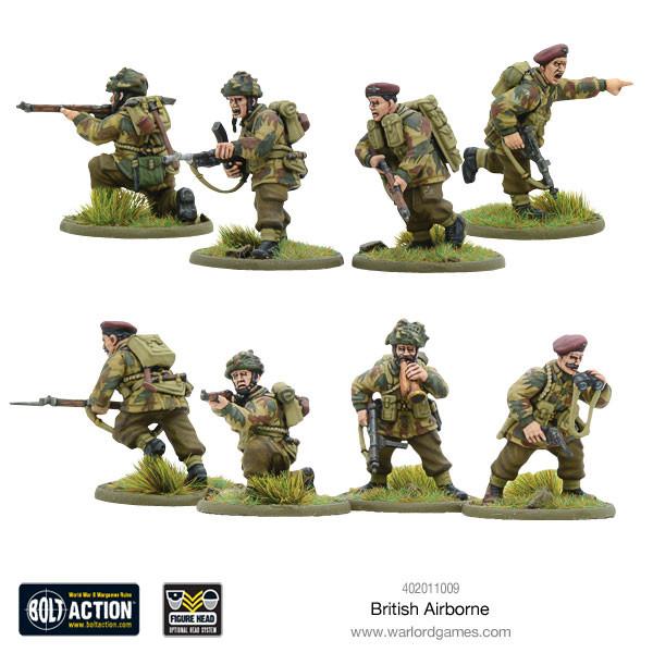 Bolt Action British Airborne WWII Allied Paratroopers - Winters Forge Games LTD