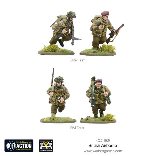 Bolt Action British Airborne WWII Allied Paratroopers - Winters Forge Games LTD