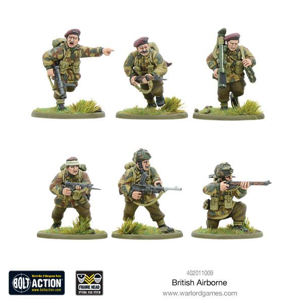 Bolt Action British Airborne WWII Allied Paratroopers - Winters Forge Games LTD