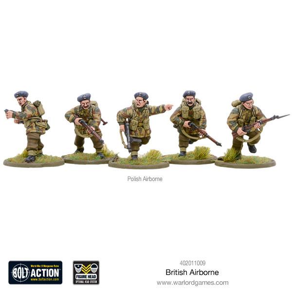 Bolt Action British Airborne WWII Allied Paratroopers - Winters Forge Games LTD