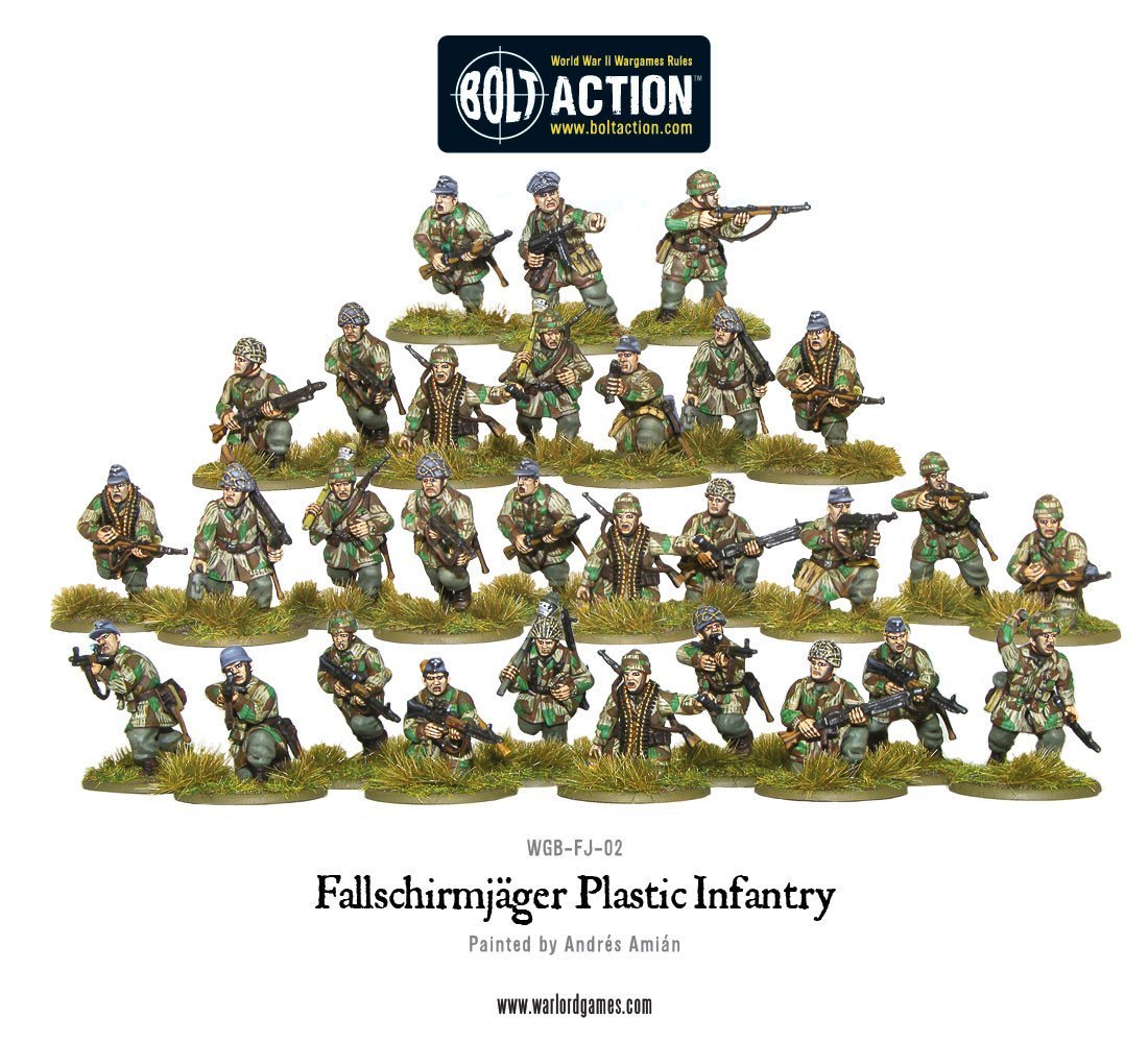 Bolt Action Fallschirmjager squad - Winters Forge Games LTD