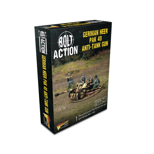 Bolt Action German Heer Pak 40 Anti Tank Gun - Winters Forge Games LTD