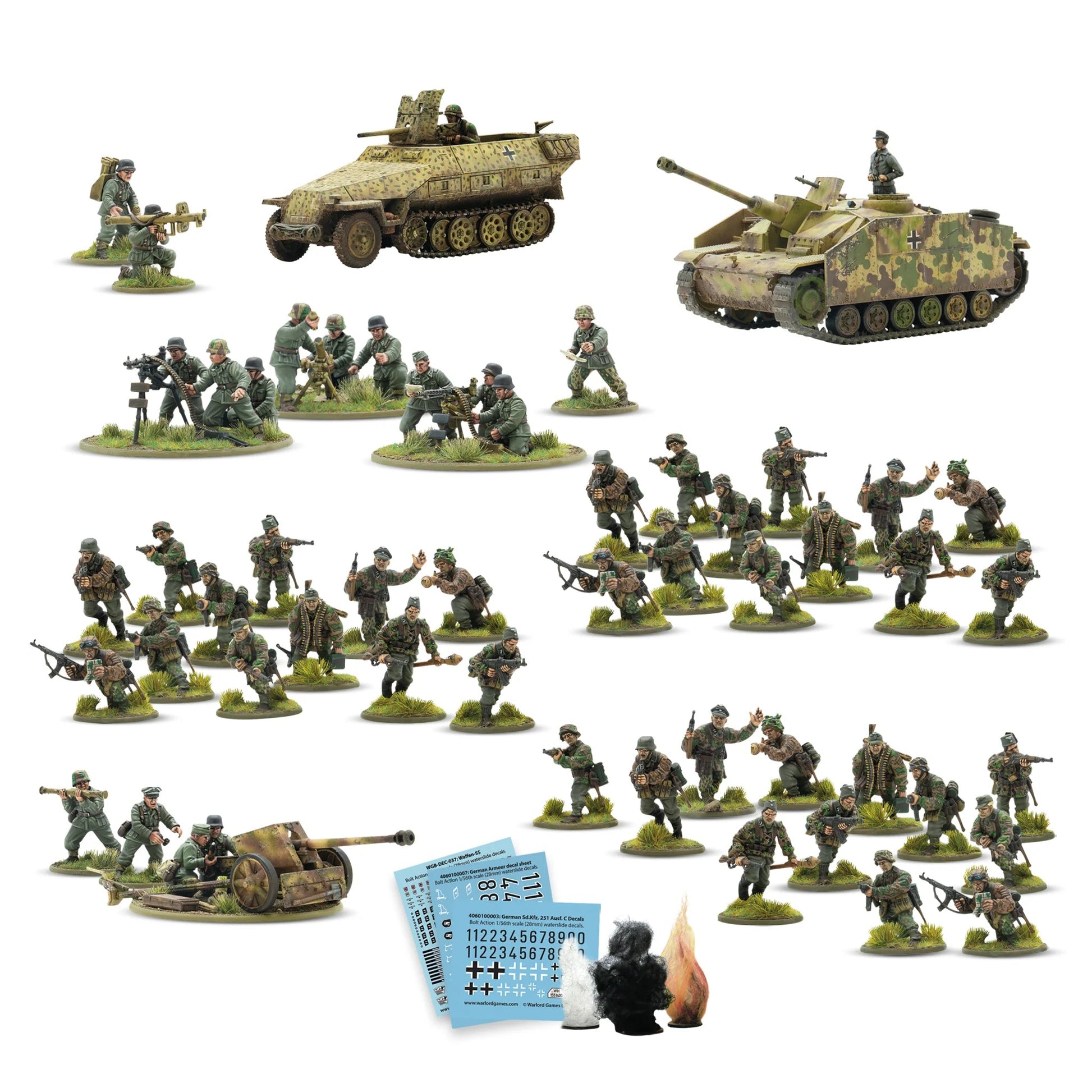 Bolt Action : German - The Reich's Praetorians - Waffen-SS Starter Army - Winters Forge Games LTD