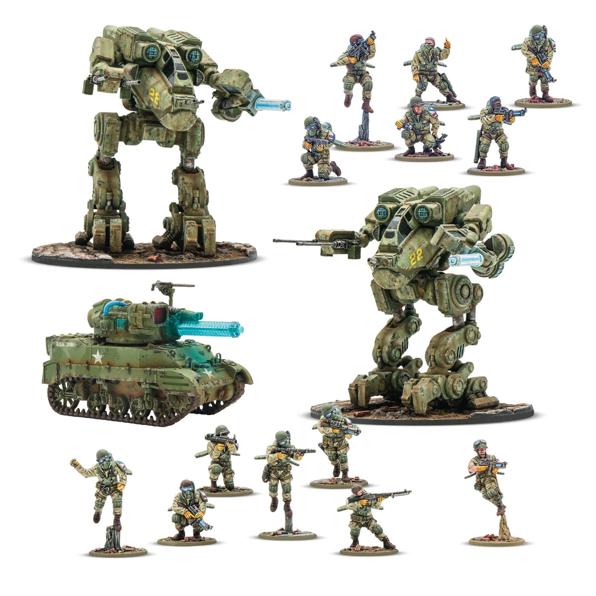 Konflikt '47 United States starter army - Winters Forge Games LTD