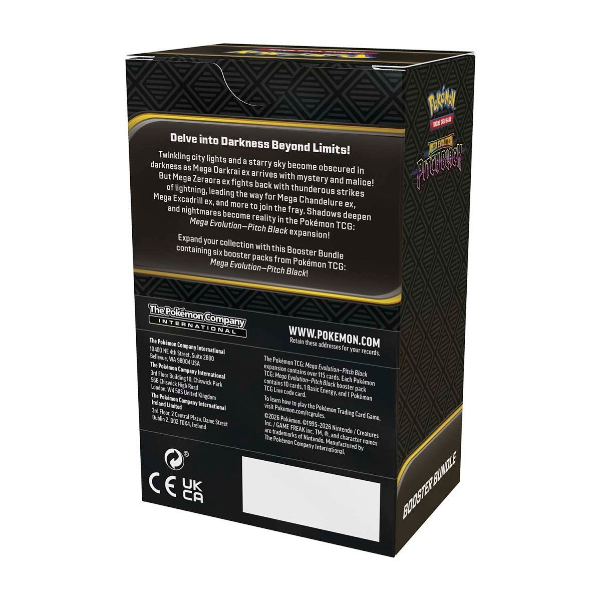 Pokemon Pitch Black Booster Bundle Sealed (EN) - Winters Forge Games LTD